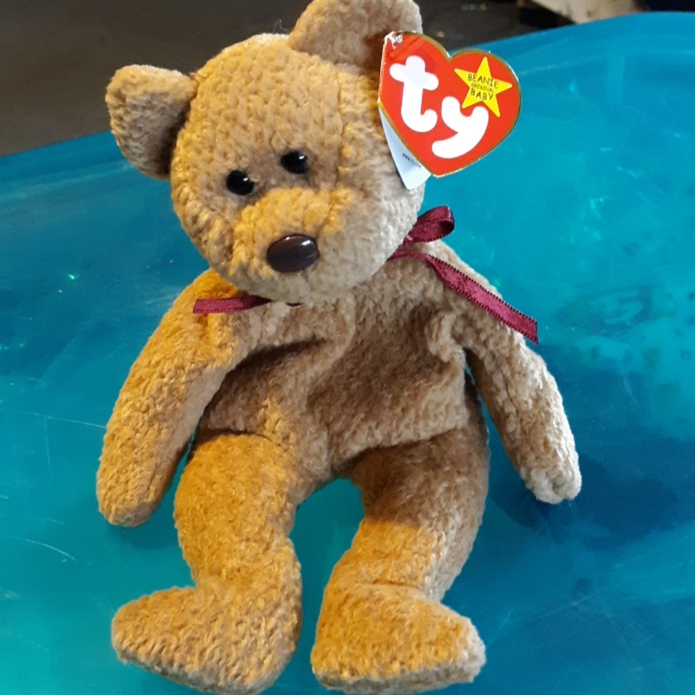 Curly Beanie Baby